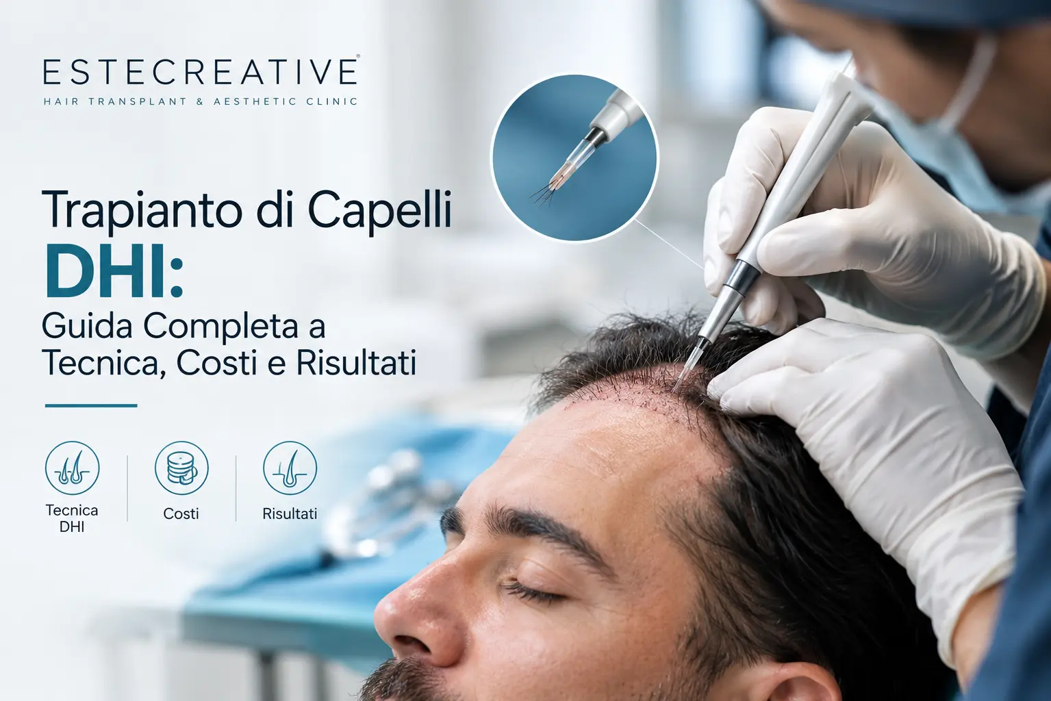 Trapianto di Capelli DHI Guida Completa a Tecnica, Costi e Risultati